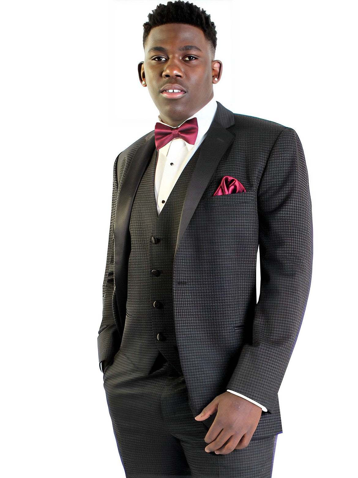 BLACK & GREY ASHTON TUXEDO