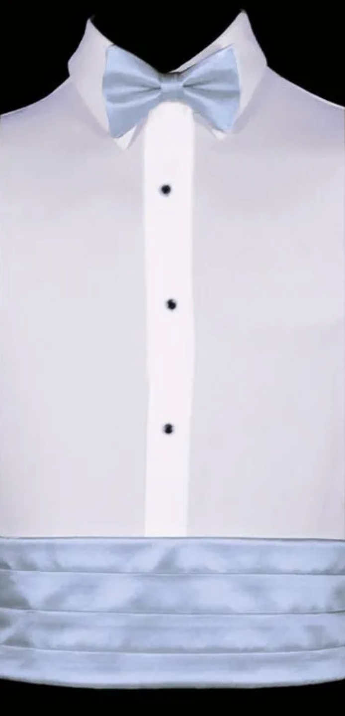 BABY BLUE CUMMERBUND