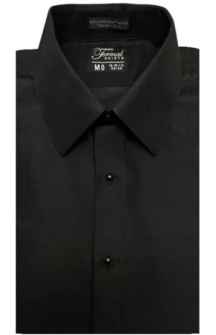 BLACK DRESS SHIRT