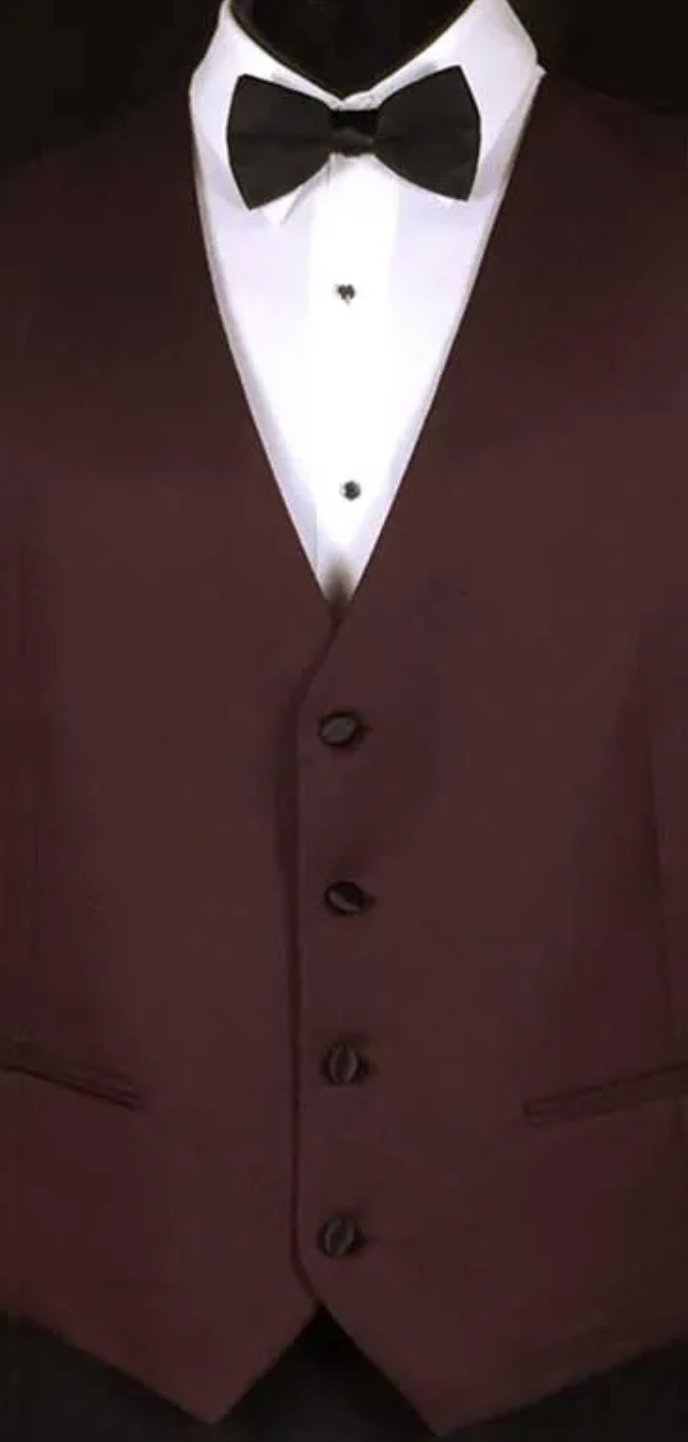 BURGUNDY MARBELLA VEST