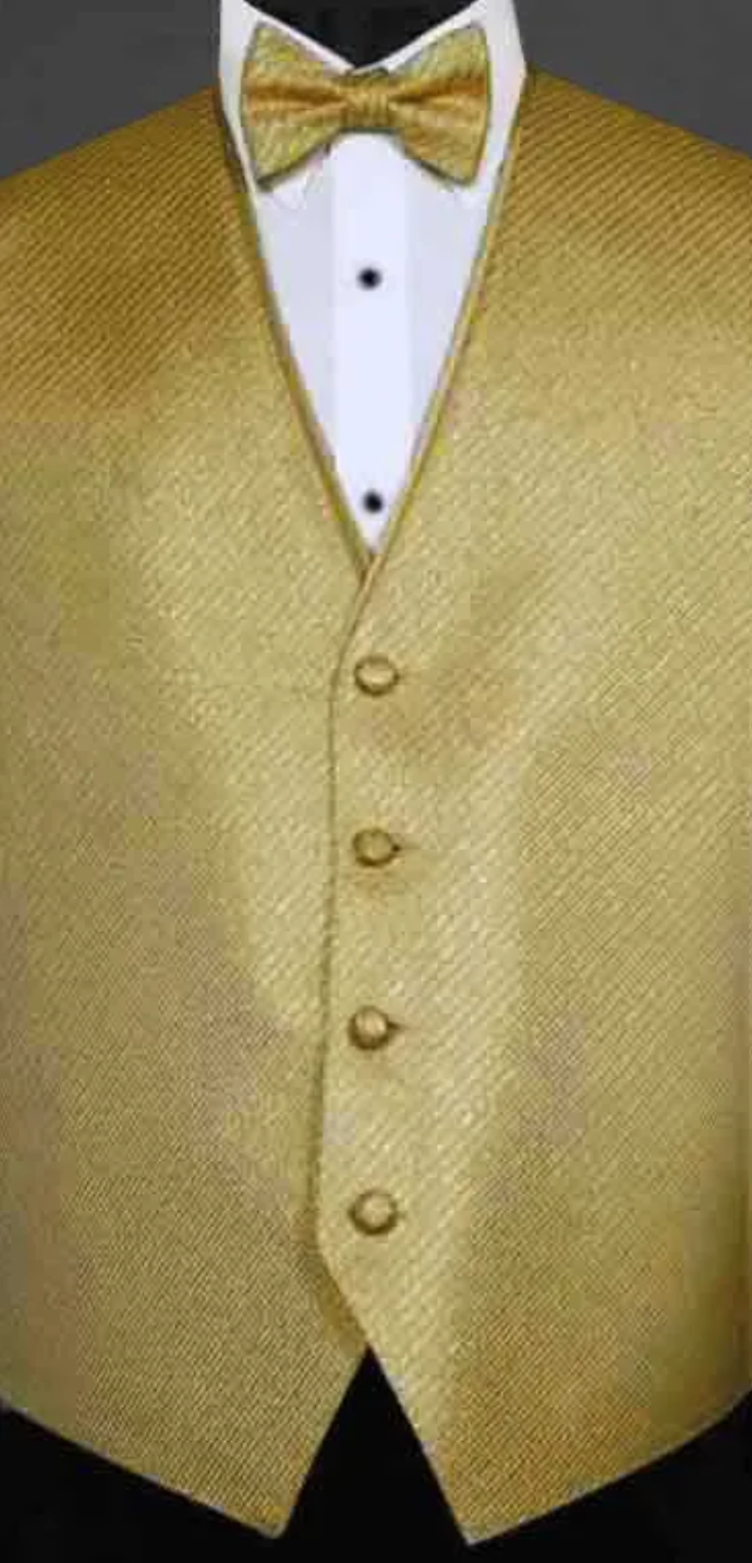 GOLD METALLIC VEST