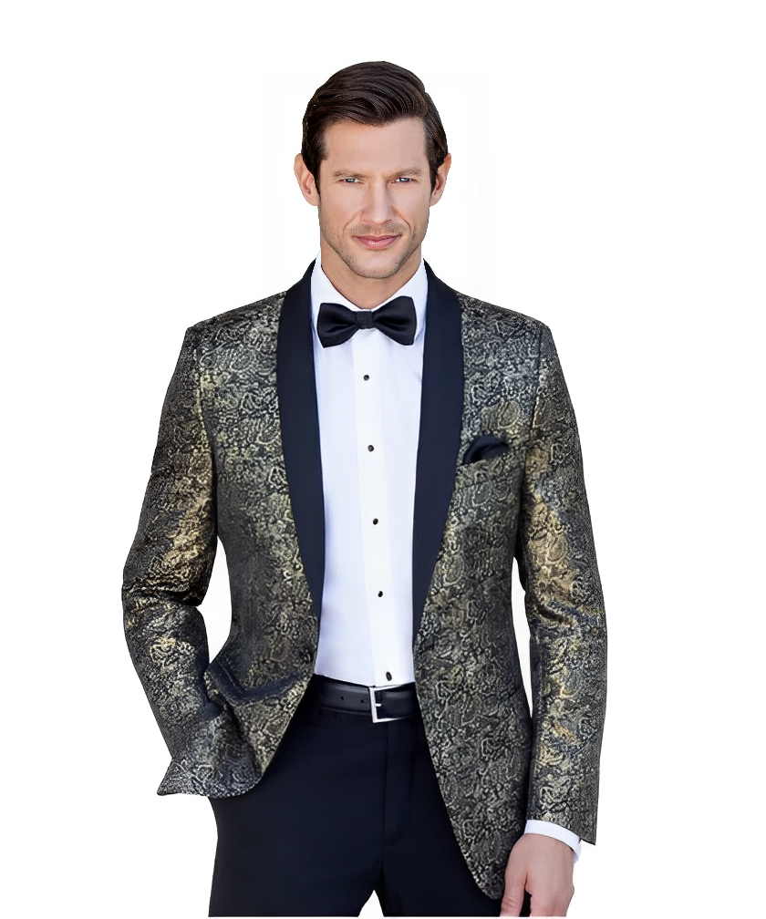 GOLD PAISLEY TUXEDO