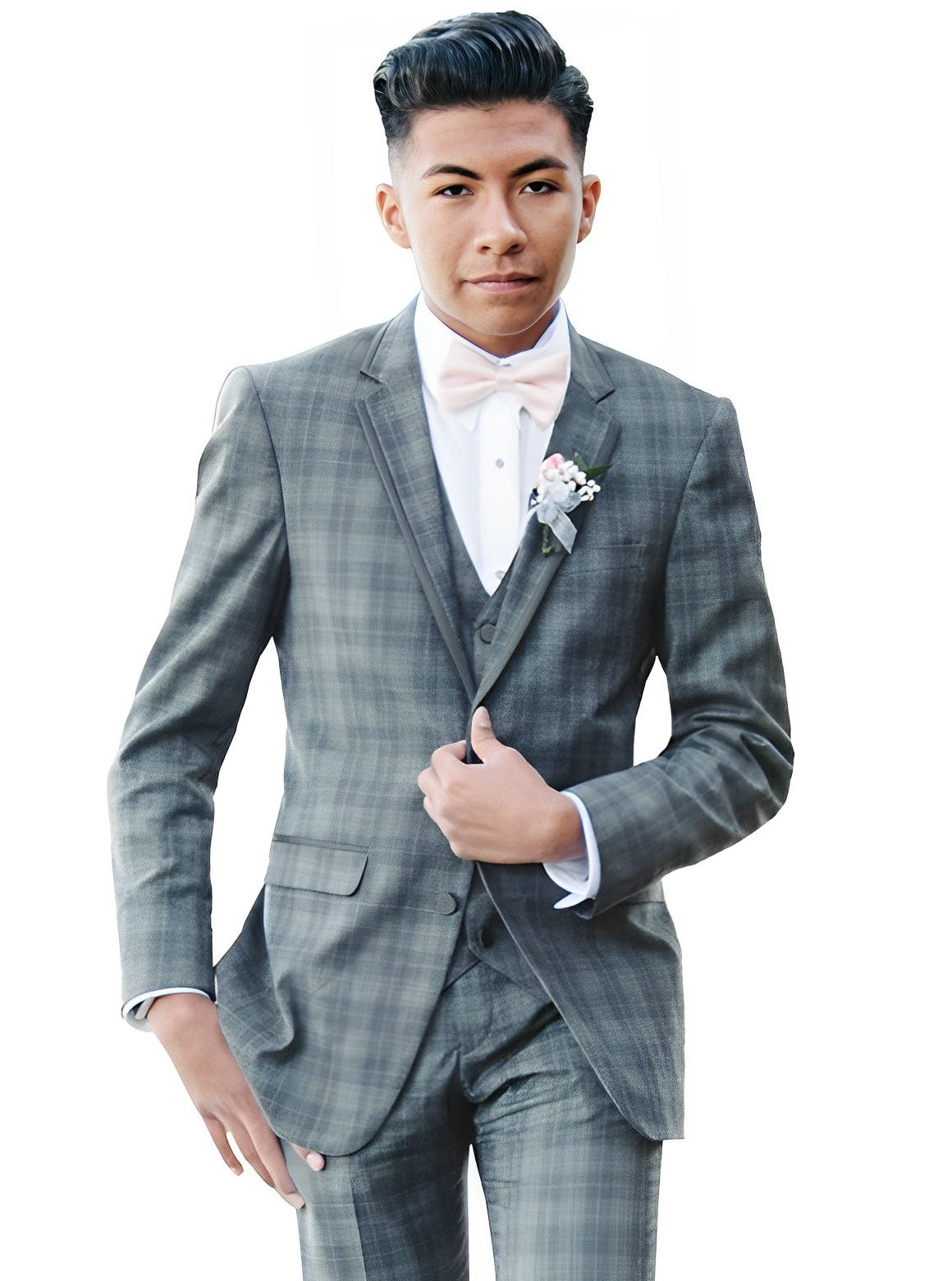 GREY PLAID STERLING