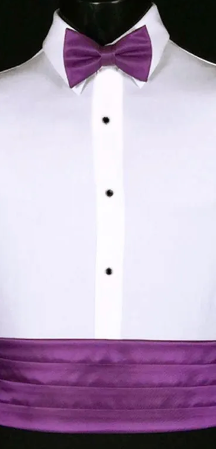 BRIGHT PURPLE CUMMERBUND
