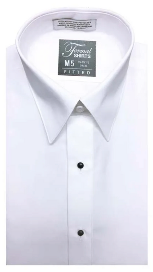 WHITE FITTED SHIRT