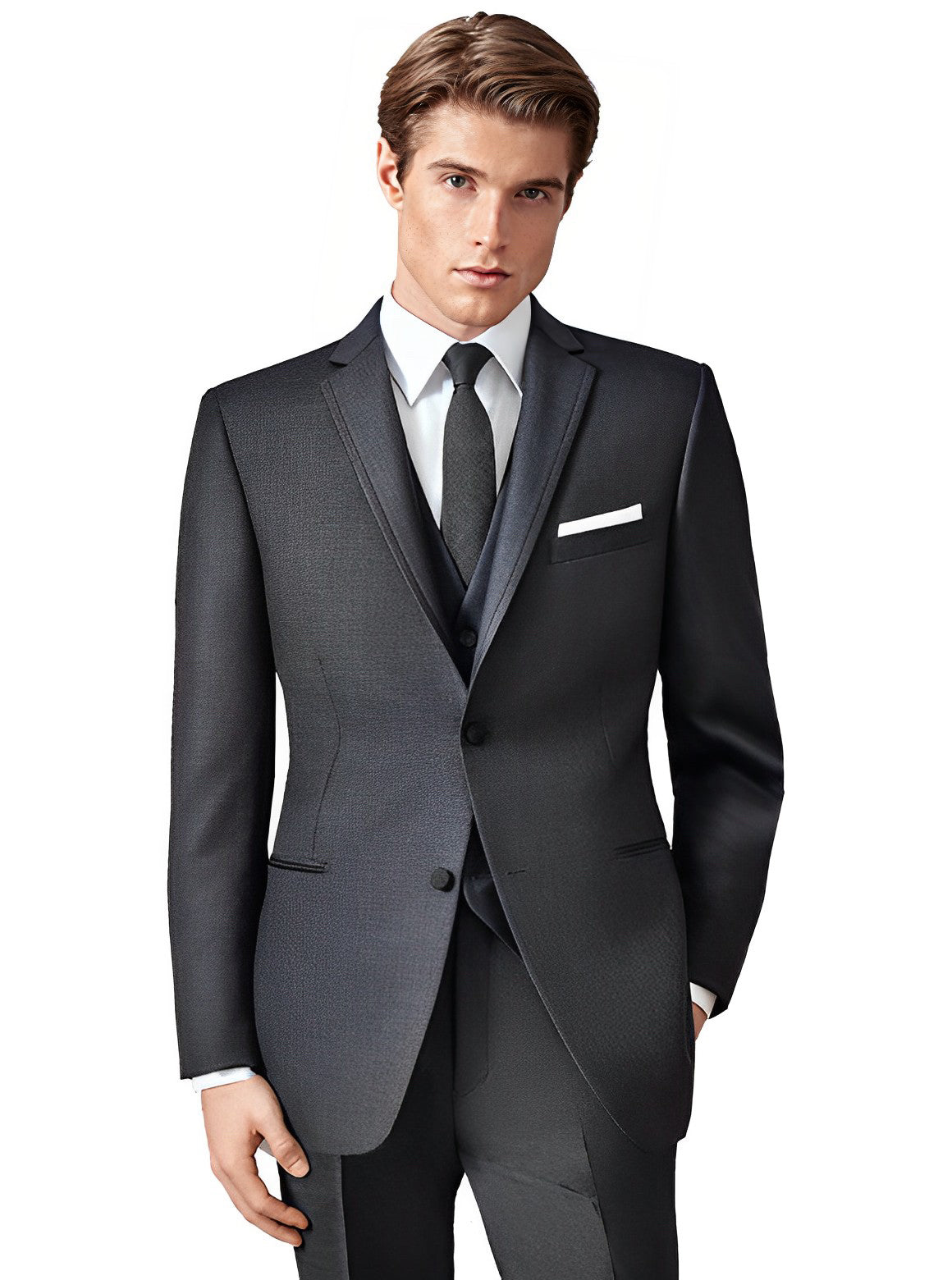 CHARCOAL MANHATTAN SUIT